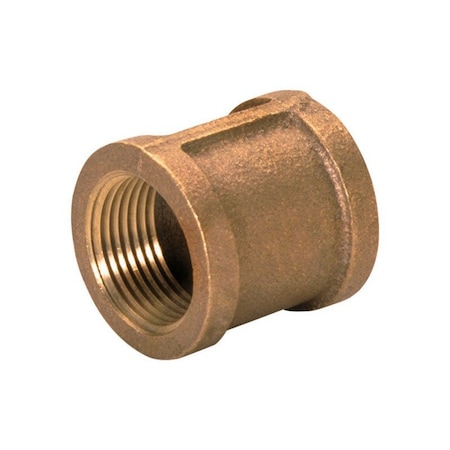 Jmf JMF Company 3/8 in. FPT X 3/8 in. D FPT Red Brass Coupling 4506879